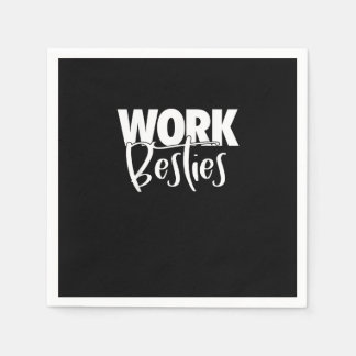 Guardanapo De Papel Amigos do Trabalho - Besties do Trabalho