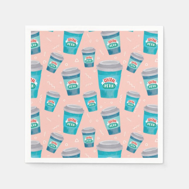 Guardanapo De Papel AMIGOS™ | Padrão Central Perk Coffee Cup (Frente)