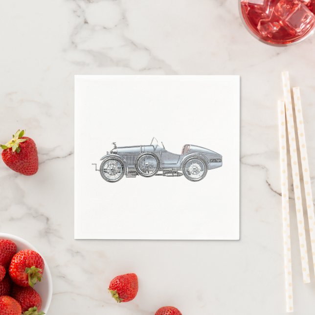 Guardanapo De Papel Amilcar Race Car (Insitu)