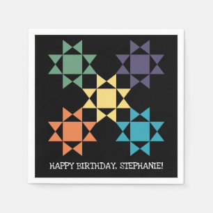 Guardanapo De Papel Amish Quilt Bloqueia Filtragem Personalizada Theme