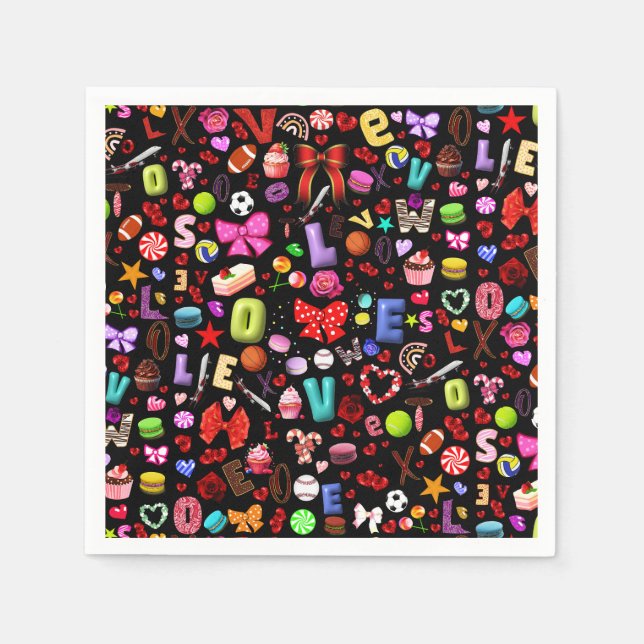 Guardanapo De Papel Amor (Frente)