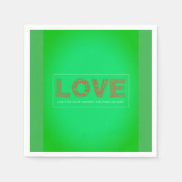 Guardanapo De Papel Amor