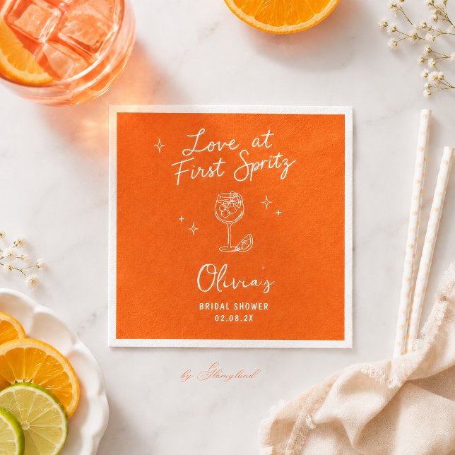 Guardanapo De Papel Amor à Primeira Spritz (Criador carregado)