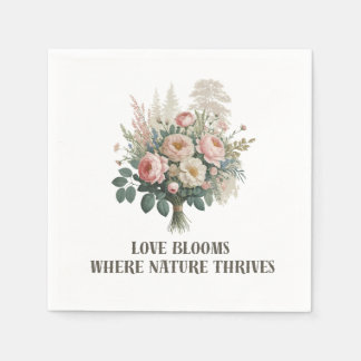 Guardanapo De Papel Amor Blooms com Natureza