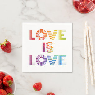 Guardanapo De Papel Amor é Amor Tiras Modernas