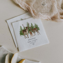 Guardanapo De Papel Amor é frio fora do Chá de fraldas