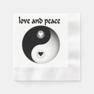 Guardanapo De Papel Amor e Paz