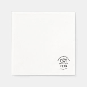 Guardanapo De Papel Amor Eterno - 1 Arte de Citação das Escrituras Joh
