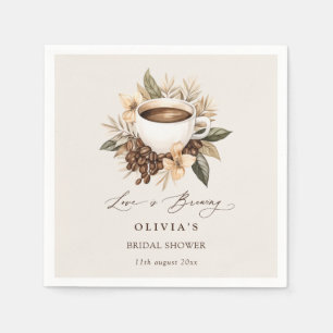 Guardanapo De Papel Amor Floral é Chá de panela de Criação