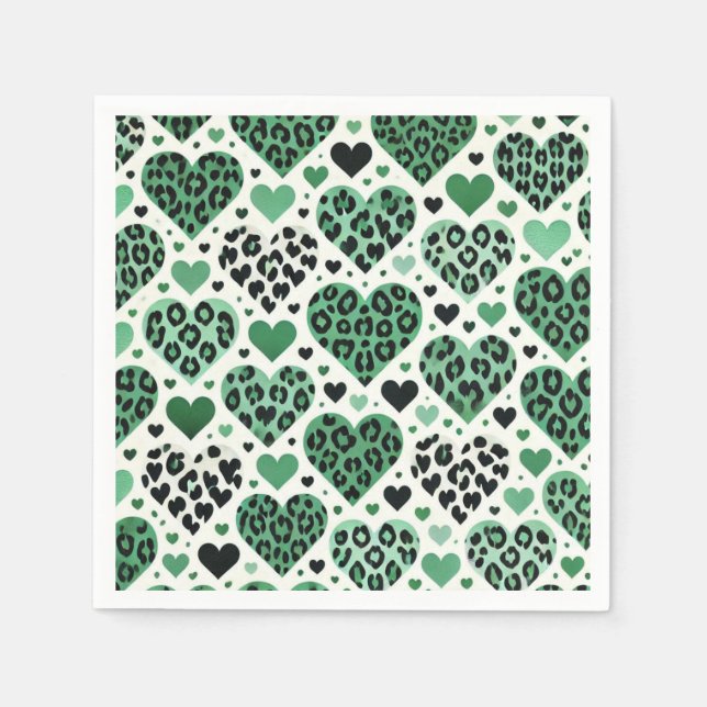 Guardanapo De Papel Amor Louco (Verde) (Frente)