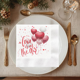 Guardanapo de papel Amor no ar