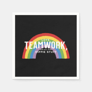 Guardanapo De Papel Amor, trabalho em equipe, e todas essas coisas hip