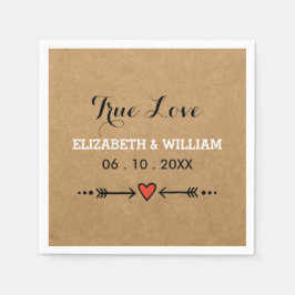 Guardanapo De Papel Amor Verdadeiro De Casamento Russo E Suecas Rosa