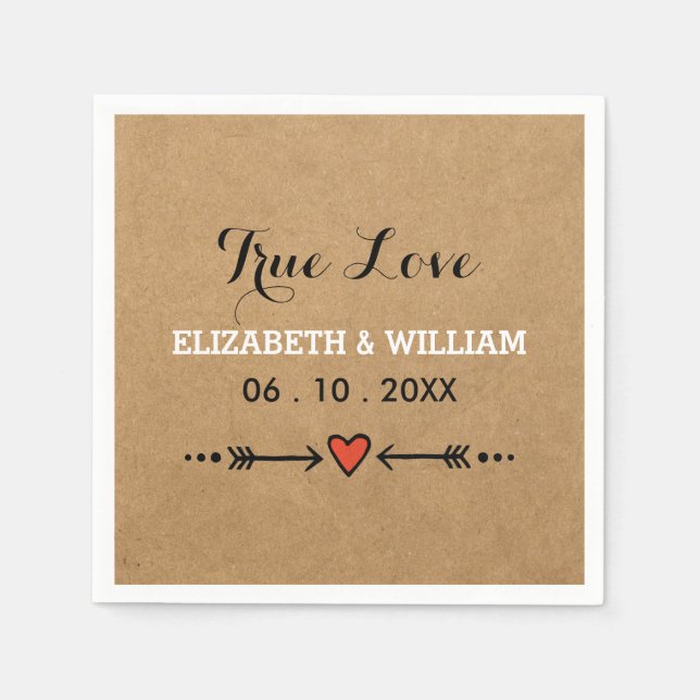 Guardanapo De Papel Amor Verdadeiro De Casamento Russo E Suecas Rosa (Frente)