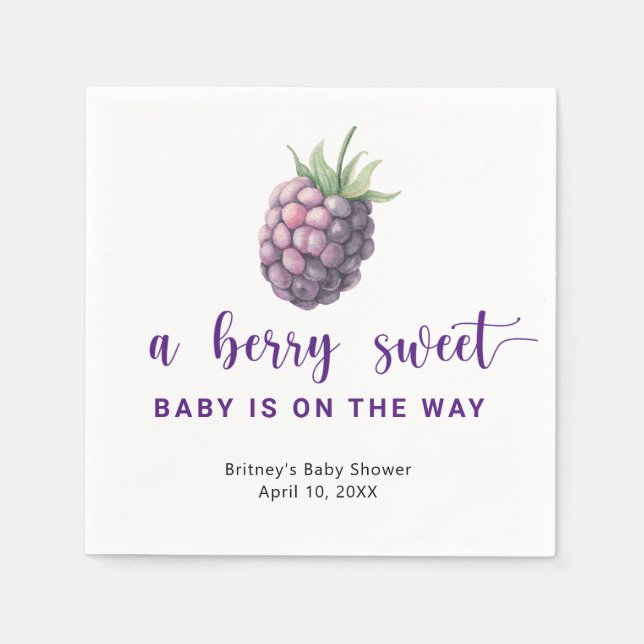 Guardanapo De Papel Amoreira doce (Frente)