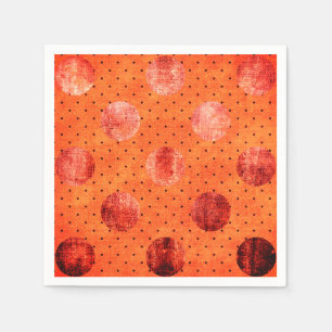 Guardanapo De Papel Ananás de laranja metálico e bolinhas de cobre