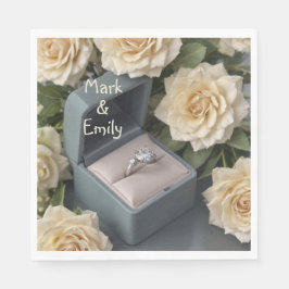 Guardanapo De Papel Anel de Noivado