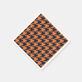 Guardanapo De Papel Anel Laranja/Marinho