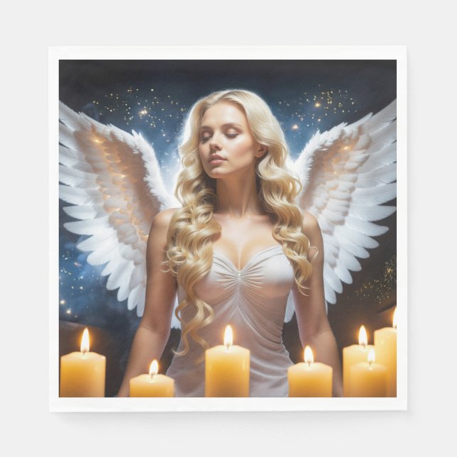 GUARDANAPO DE PAPEL ANGEL - ANGELS (Frente)