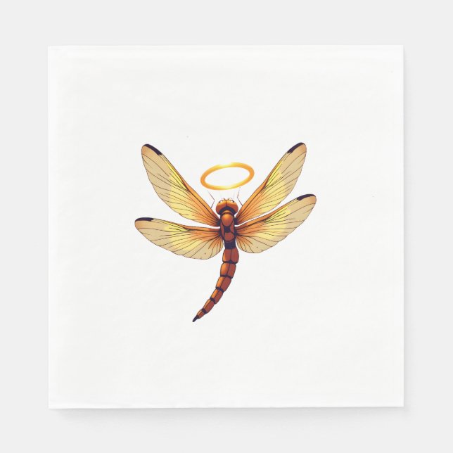 Guardanapo De Papel Angel Dragonfly (Frente)