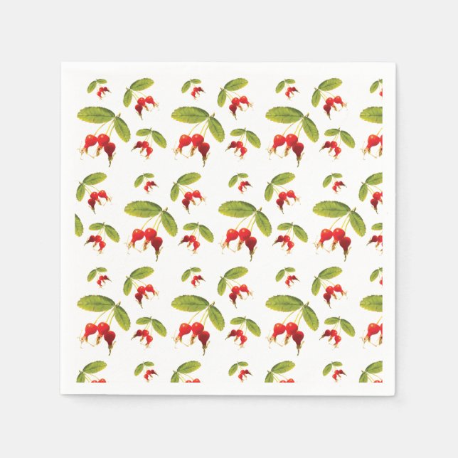 Guardanapo De Papel Ângulos de Padrão de Roseqos 4 (Frente)