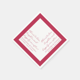 Guardanapo De Papel Anima-se a amar o moderno roteiro Viva Magenta
