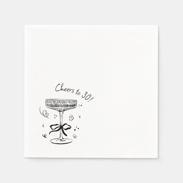 Guardanapo De Papel Anima-te a 30 anos do Cocktail Party (Frente)