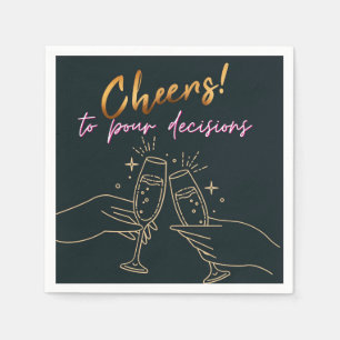 Guardanapo De Papel Animação Na moda minimalista e Dourada a tomar dec
