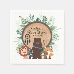 Guardanapo De Papel  Animais Da Floresta
