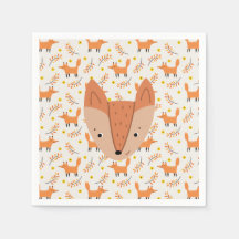 Animais da Floresta Boho Design Raposa