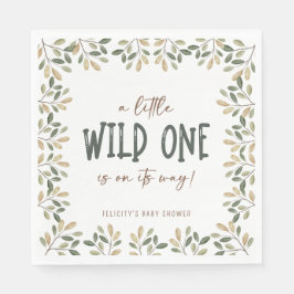 Guardanapo De Papel Animais Selvagens Safari Chá de fraldas Neutro