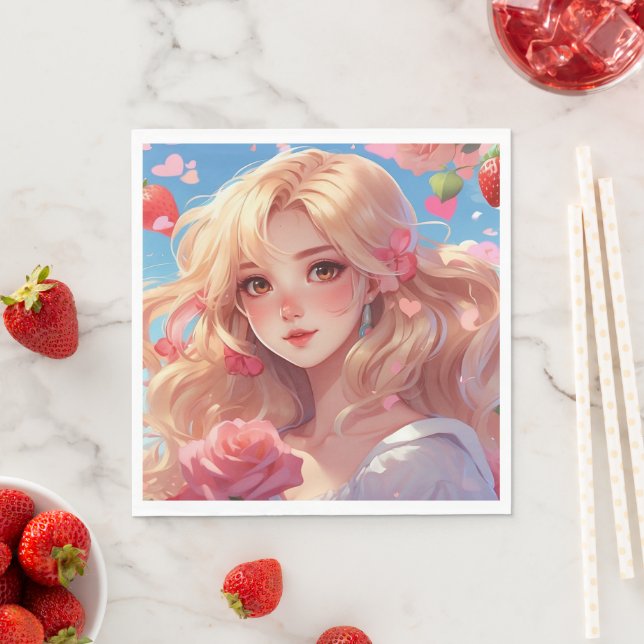 Guardanapo De Papel Anime  (Insitu)