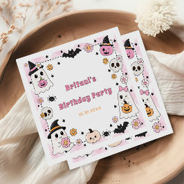 Guardanapo De Papel Aniversário Assustador de Fantasma de Halloween Fo