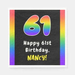 Guardanapo De Papel Aniversário da 61ruas: Rainbow Spectrum nº 61, Nom