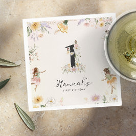 Guardanapo De Papel Aniversário da Fada de Farinha Magia