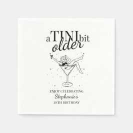 Guardanapo De Papel Aniversário de 30 anos da Martini Um Pouquinho Mai