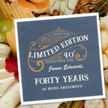 Aniversário de 40 anos de uísque azul-Dourado masc