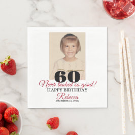 Guardanapo De Papel Aniversário de 60 anos