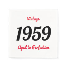 Aniversário de 60 anos Vintage 1959 Envelhecido à 