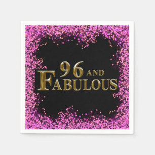 Guardanapo De Papel Aniversário de 96 anos
