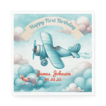 Aniversário de criança de avião de Viagem de Menin