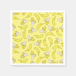 Guardanapo De Papel Aniversário de criança de Banana Cute