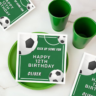 Guardanapo De Papel Aniversário de criança De Futebol Da Bola De Futeb