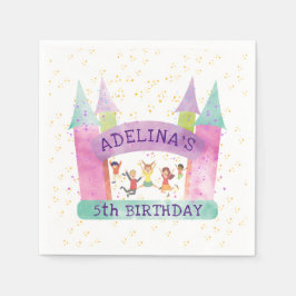 Guardanapo De Papel Aniversário de criança de ginástica de Jump Play H