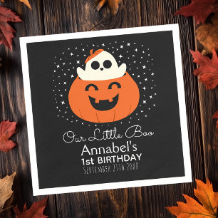Guardanapo De Papel Aniversário de criança de Halloween do Pequeno Fan