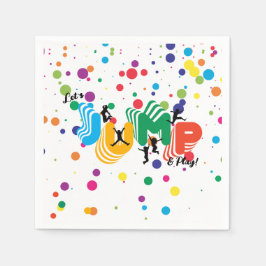 Guardanapo De Papel Aniversário de criança do Partido do Parque Trampo