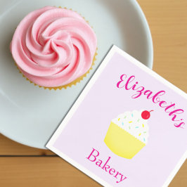 Guardanapo De Papel Aniversário de Fazer Cupcake