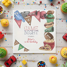 Aniversário de futebol noturno