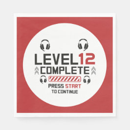 Guardanapo De Papel Aniversário de Jogador ou Graduação