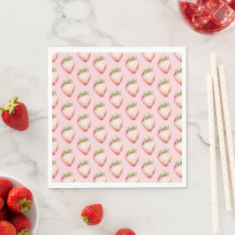 Guardanapo De Papel Aniversário de Morango Fruta